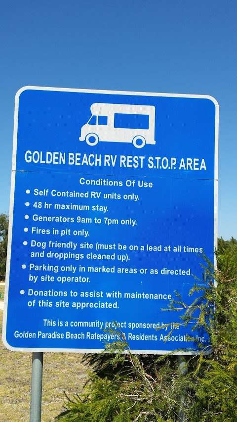 Photo: Golden Beach RV Rest STOP area